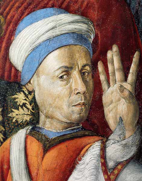 Self Portrait (Detail of the Fresco from the Magi Chapel of the Palazzo Medici Riccardi) à Benozzo Gozzoli