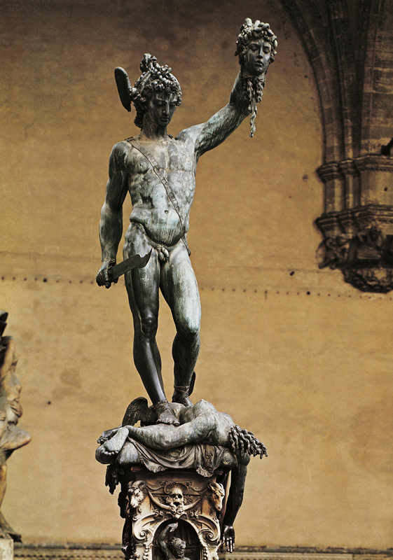 Perseus with the head of Medusa à Benvenuto Cellini