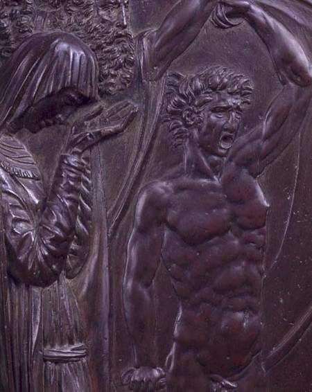 Perseus Rescuing Andromeda, detail of a screaming man à Benvenuto Cellini