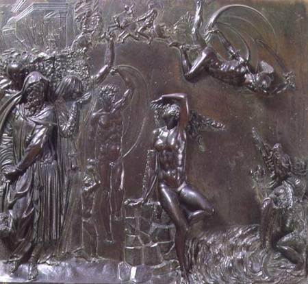 Perseus rescuing Andromeda, relief à Benvenuto  Cellini