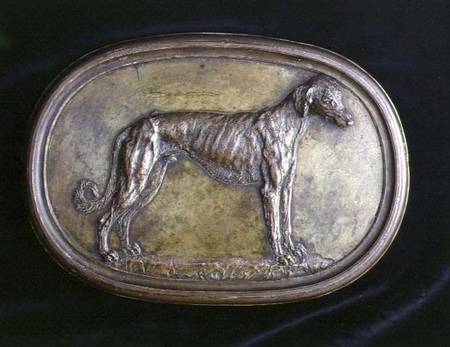 Relief of a Greyhound à Benvenuto Cellini