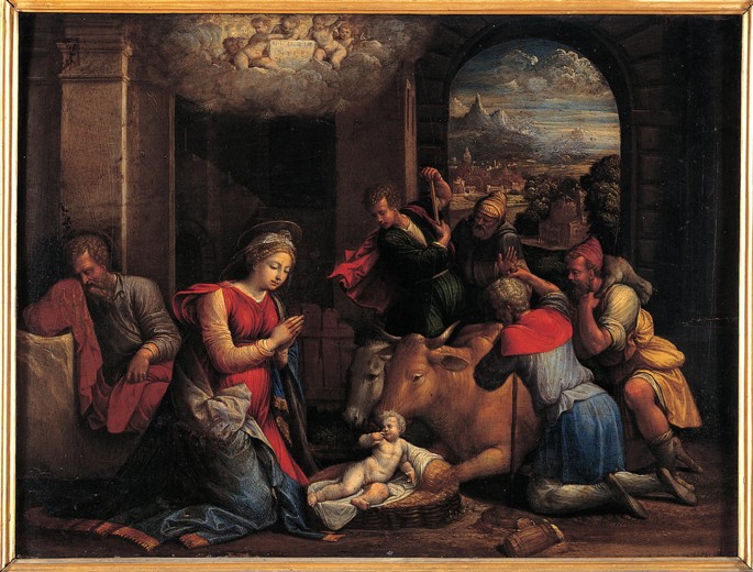 The Adoration of the Shepherds à Benvenuto Tisi da Garofalo