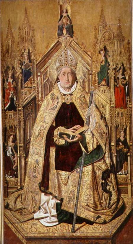St. Dominic enthroned as Abbot of Silos à Bermejo