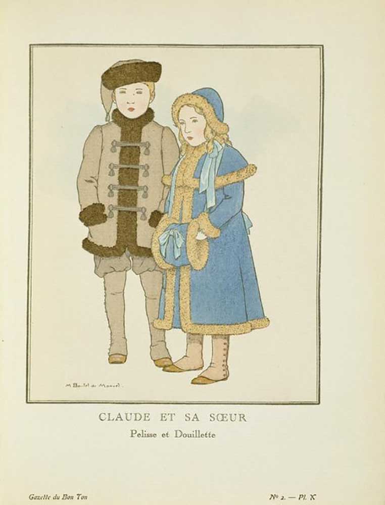 Claude et sa soeur / Pelisse et Douilette à Bernard Boutet de Monvel