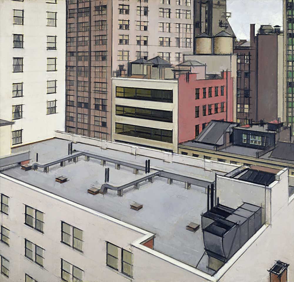 Roofs of New York, c.1930 à Bernard Boutet de Monvel