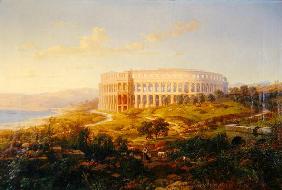 The Arena in Pola (oil on canvas)