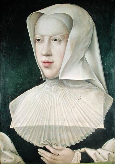 Marquerite de Habsbourg (1480-1530) Duchess of Savoy à Bernard van Orley