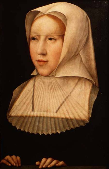Portrait of Margaret of Austria (1480-1530) à Bernard van Orley