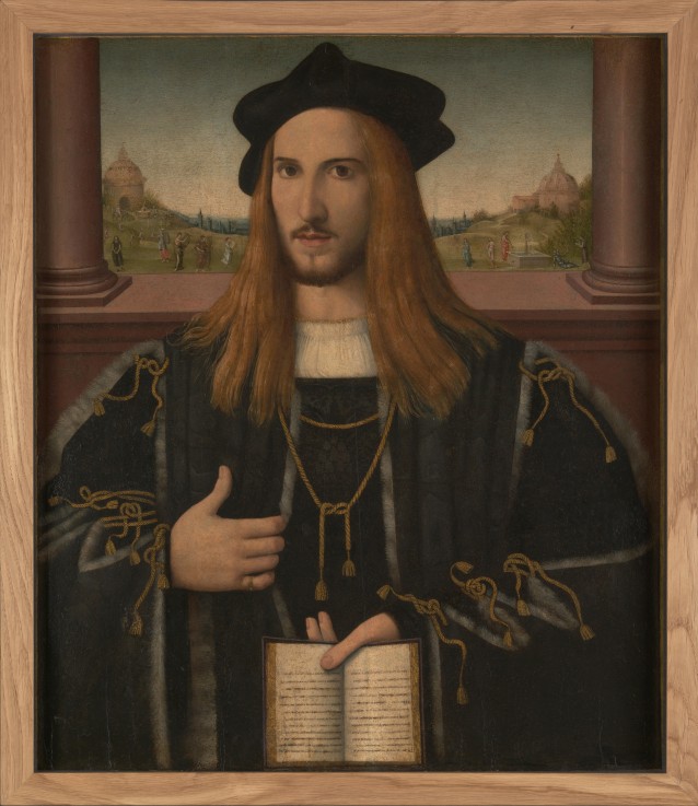 Portrait of Alberto Pio à Bernardino Loschi
