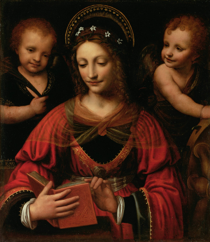 Saint Catherine à Bernardino Luini