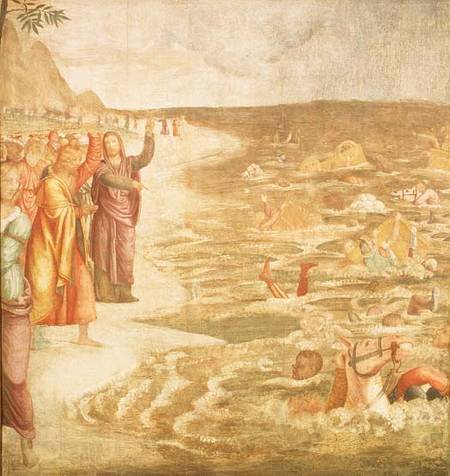 The Crossing of the Red Sea à Bernardino Luini