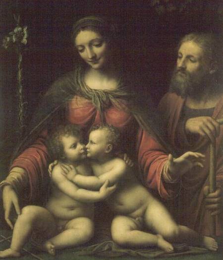 The Holy Family with the Infant St. John à Bernardino Luini