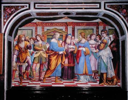 The Marriage of the Virgin à Bernardino Luini