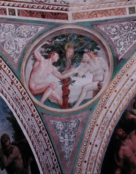Original Sin, from the pendentive of the dome à Bernardino Luini