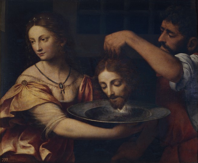 Salome receives the Head of John the Baptist à Bernardino Luini