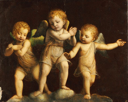 Three Cherubs à Bernardino Luini