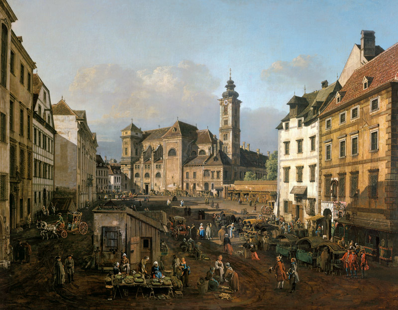 Vienna / Freyung / Canaletto à Bernardo Bellotto