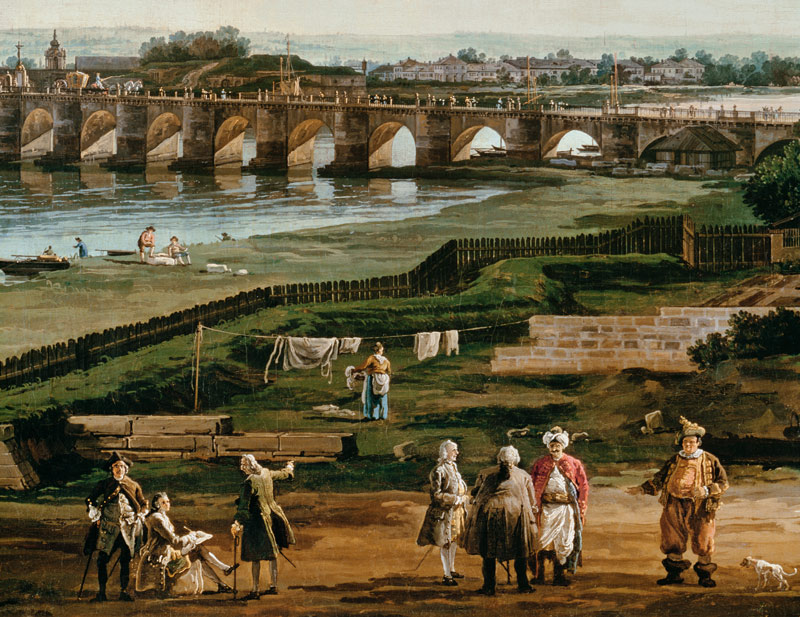 Dresden, Augustusbruecke à Bernardo Bellotto