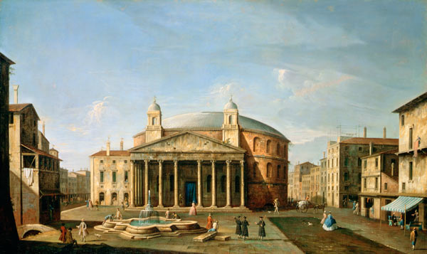 The Pantheon in Rome à Bernardo Bellotto
