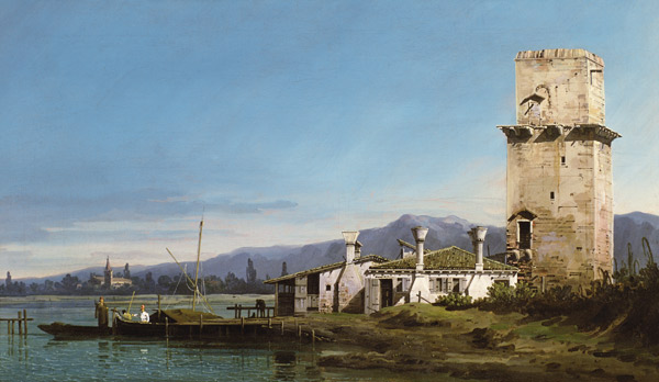 The Tower of Marghera à Bernardo Bellotto