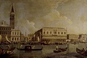 palais des Doges et place San Marco depuis le grand Canal . à Bernardo Bellotto