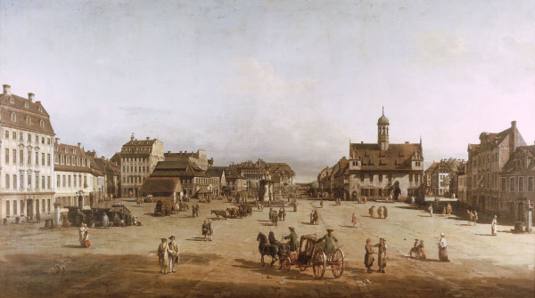 Dresden, Neustädter Markt à Bernardo Bellotto