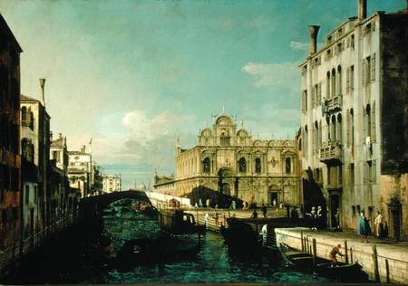 Rio dei Mendicanti and the Scuola di San Marco à Bernardo Bellotto