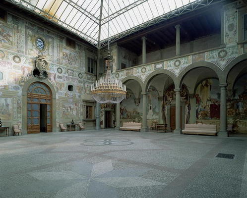 Internal courtyard, (photo) à Bernardo Buontalenti
