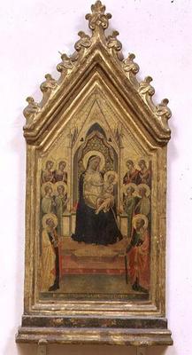 Madonna and Child Enthroned with SS. Peter and Paul and Angels (tempera on panel) à Bernardo Daddi