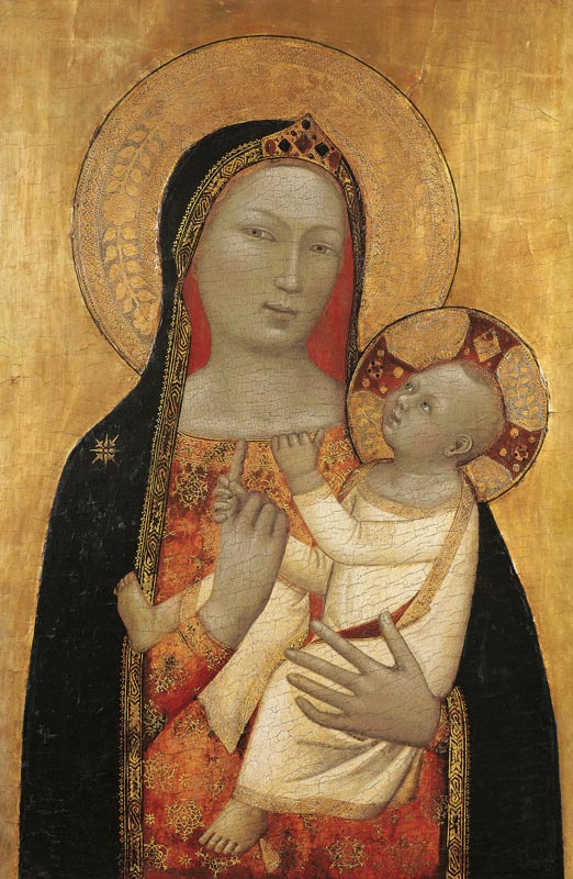The Virgin and Child à Bernardo Daddi