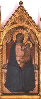Madonna and Child (tempera on panel) à Bernardo Daddi