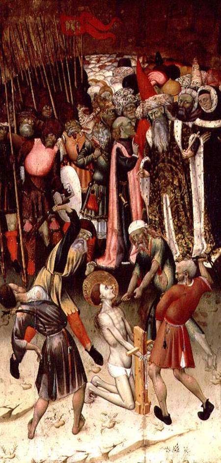 The Persecution of St. George. c.1435 à Bernardo Martorell