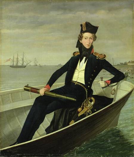 Portrait of a Young Danish Naval Officer à Bernhard Axel Bendixen
