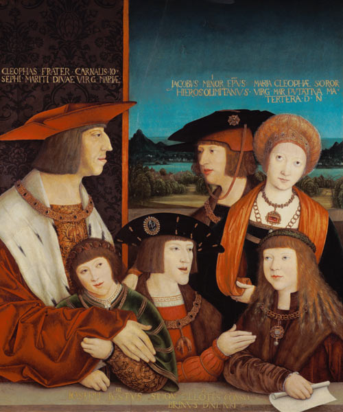 Portrait of Emperor Maximilian I with His Family à Bernhard Strigel