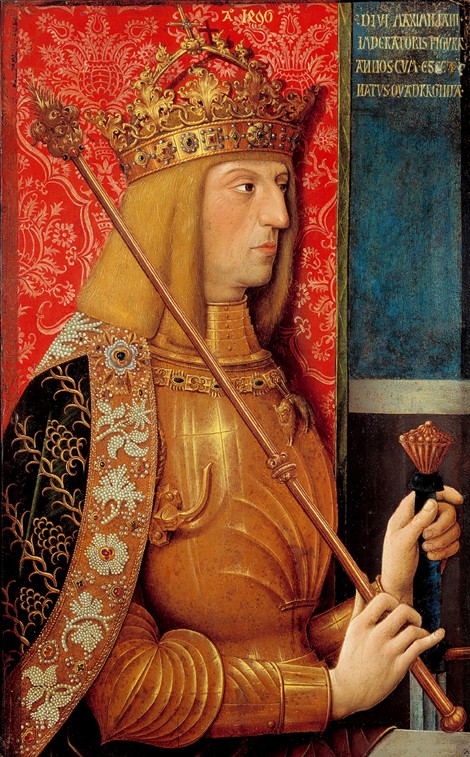 Portrait of Emperor Maximilian I (1459-1519) à Bernhard Strigel