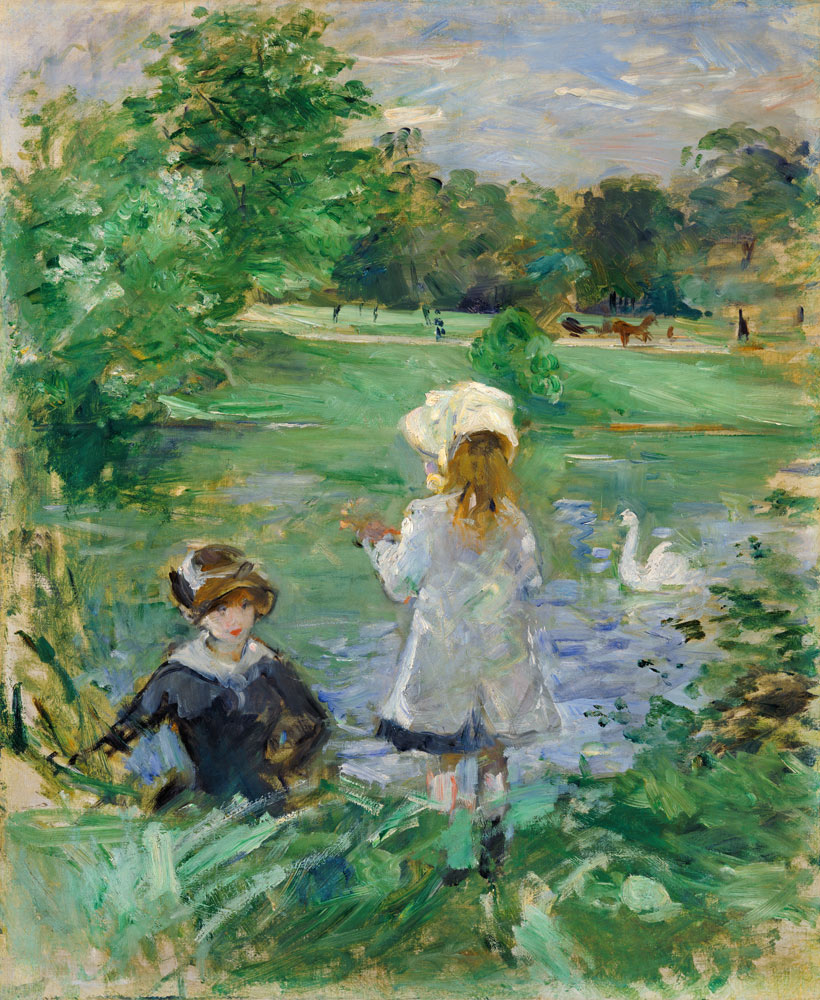 Beside a Lake à Berthe Morisot