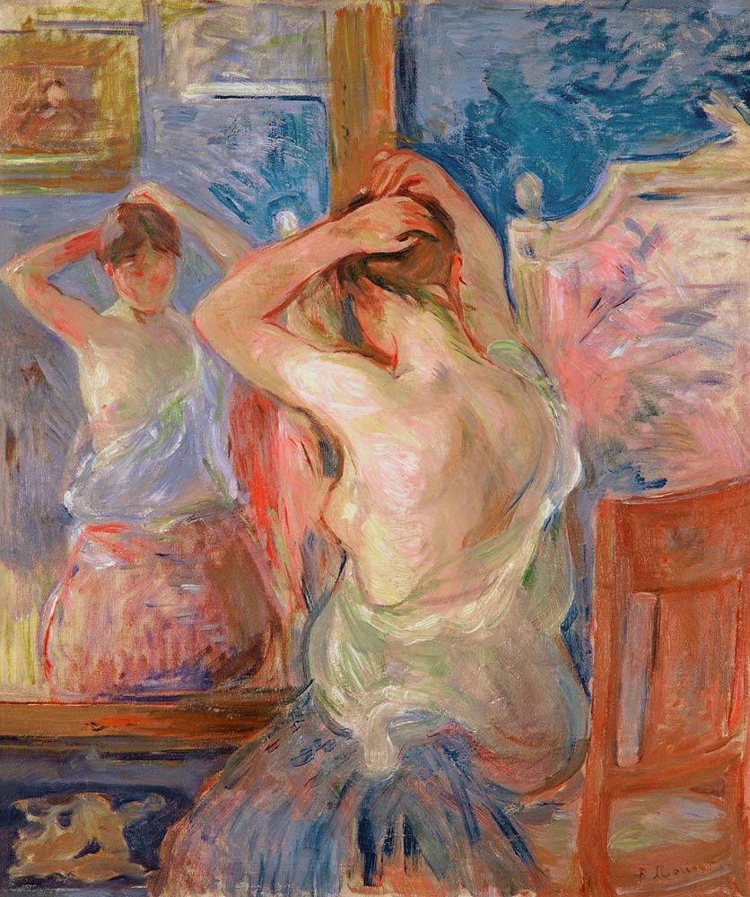 Devant la psyché à Berthe Morisot