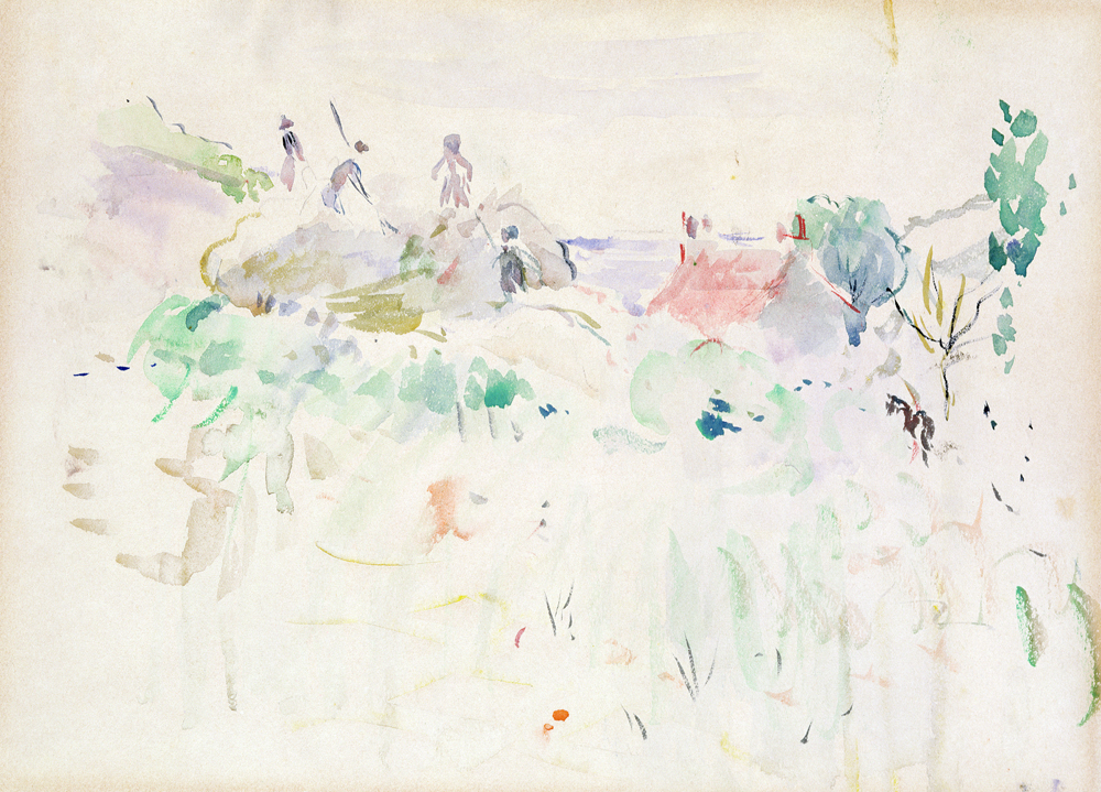 The Haystacks in Jersey à Berthe Morisot