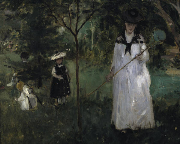 La chasse aux papillons à Berthe Morisot