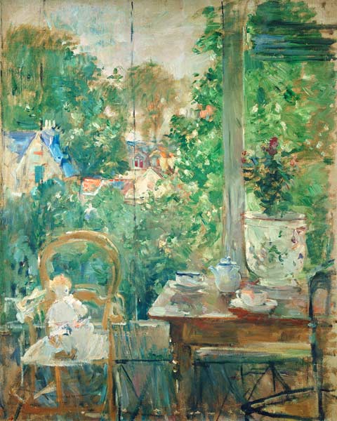 Le poupée dans la Veranda. à Berthe Morisot