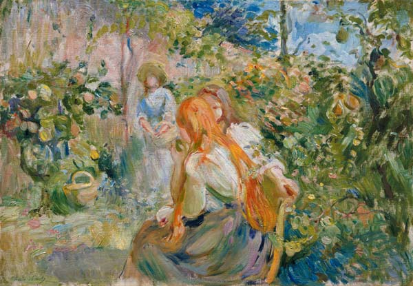In the Garden at Roche-Plate à Berthe Morisot
