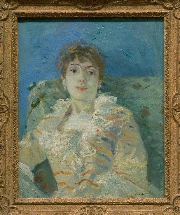 Girl on a Divan à Berthe Morisot