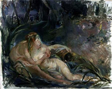 Jupiter and Callisto, after a painting by Boucher à Berthe Morisot