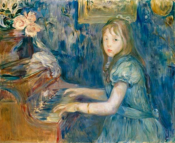 Lucie Leon at the Piano à Berthe Morisot
