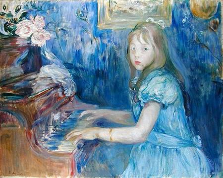 Lucie Leon at the Piano à Berthe Morisot