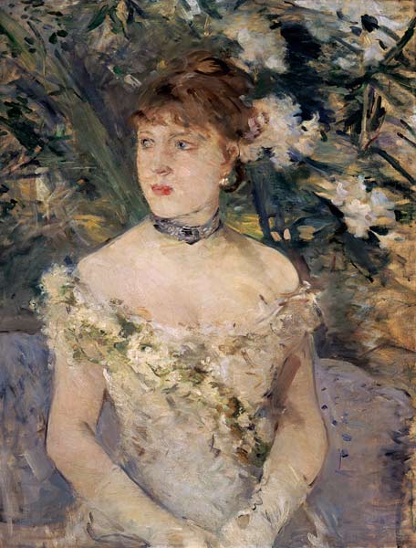 Morisot/Jeune femme en toilette de bal à Berthe Morisot