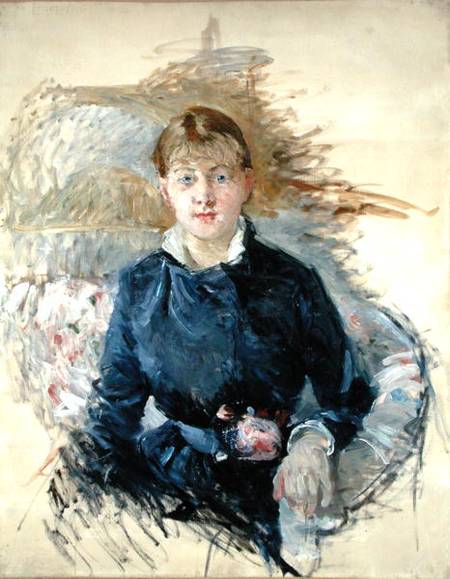 Portrait of Louise Riesener à Berthe Morisot