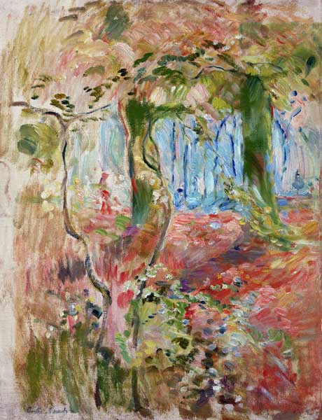 Sous-bois en automne à Berthe Morisot