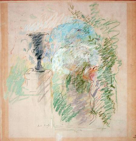 Vase in a Garden à Berthe Morisot