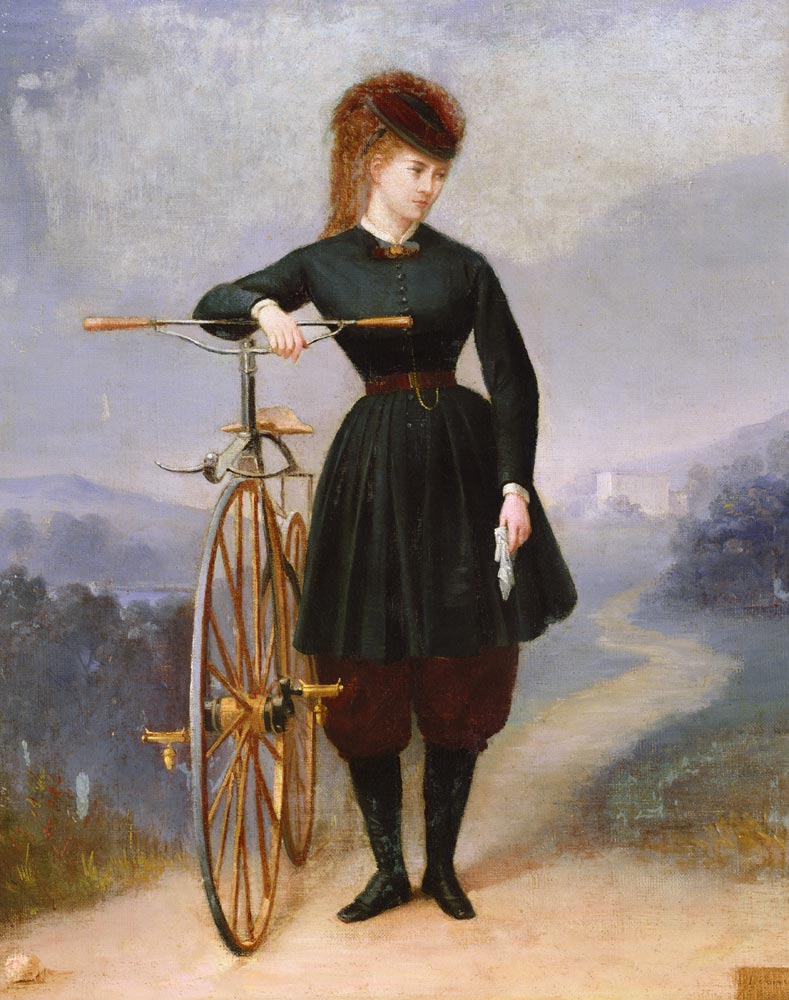Blanche d'Antigny (1840-74) and her Velocipede à Betinet